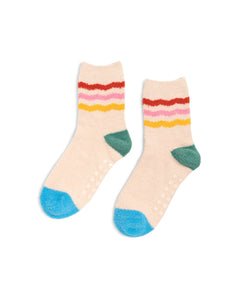 Cozy Grip Socks - Rainbow